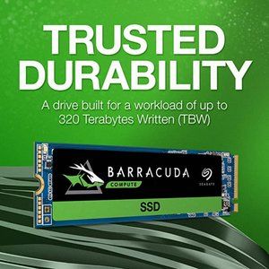 Seagate Barracuda 510 500GB SSD Internal Solid State Drive PCIe Nvme 3D TLC NAND